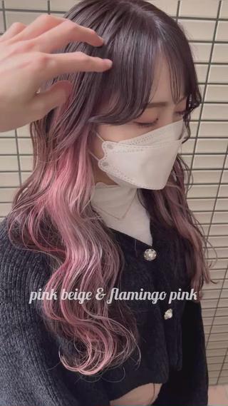 ロング カラー 長谷川 湧のヘアスタイル