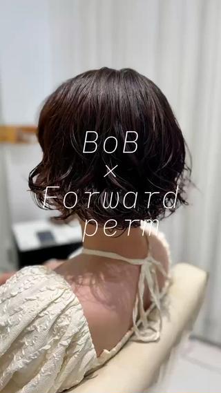 ショート YASU🍎CUT 赤系カラー/ヘアケアのヘアスタイル