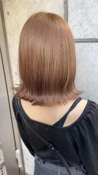 ミディアム カラー パーマ ヘアアレンジ RecheRche【池袋】所属・👑指名率No.1 👑坂口飛翔のヘアスタイル