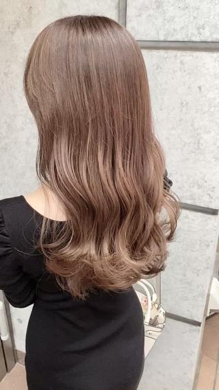 セミロング カラー パーマ ヘアアレンジ RecheRche【池袋】所属・👑指名率No.1 👑坂口飛翔のヘアスタイル