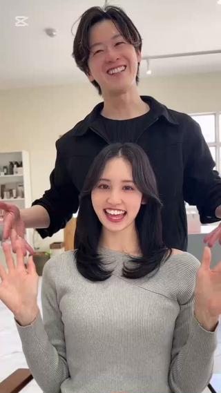 セミロング カラー モリシュンスケ /レイヤー/髪質改善のヘアスタイル