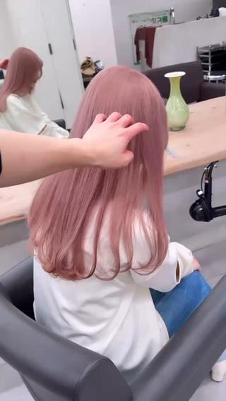 ロング カラー ヘアアレンジ beleza scelto所属・ハイトーン特化 ♡shoka♡のヘアスタイル