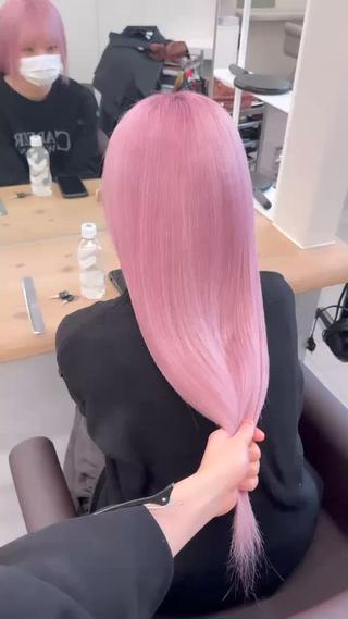 ロング カラー ヘアアレンジ beleza scelto所属・ハイトーン特化 ♡shoka♡のヘアスタイル