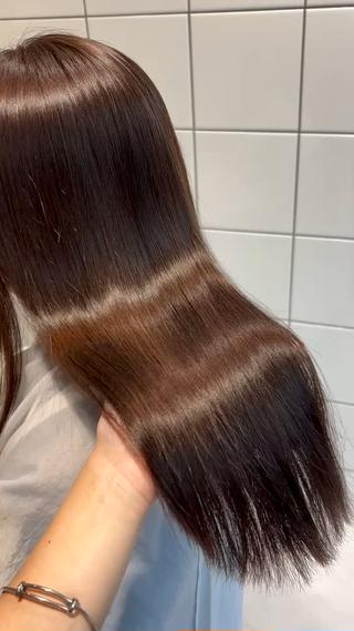 ロング カラー 表参道♡暗髪^ྀི 艶カラー♡アユミのヘアスタイル