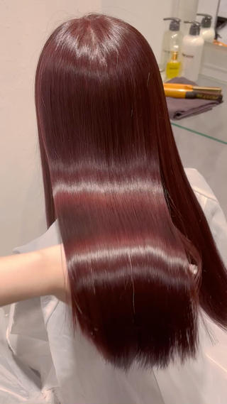 ロング カラー 表参道♡暗髪^ྀི 艶カラー♡アユミのヘアスタイル