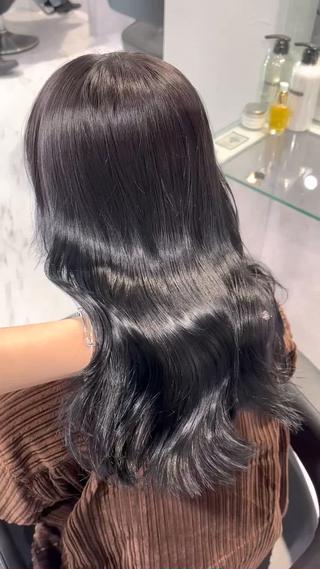 ロング カラー 表参道♡暗髪^ྀི 艶カラー♡アユミのヘアスタイル
