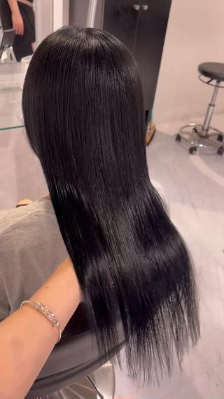 ロング カラー 表参道♡暗髪^ྀི 艶カラー♡アユミのヘアスタイル