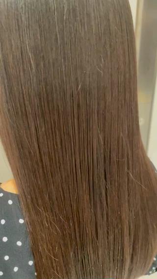 セミロング 韓国風パーマ/ヘア セット/店長みづきのヘアスタイル