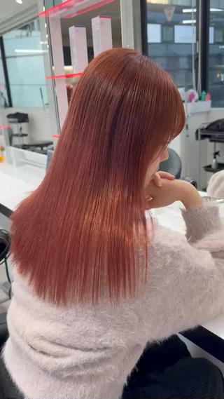 ロング カラー エフェクトブリーチ／ レイヤーカット／翔のヘアスタイル