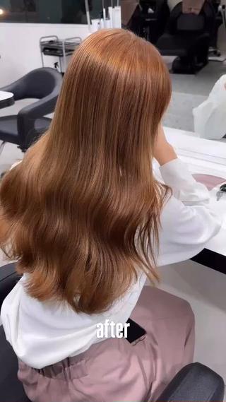 ロング カラー エフェクトブリーチ／ レイヤーカット／翔のヘアスタイル