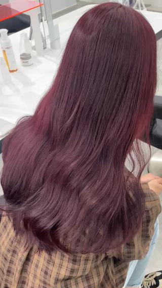 ロング カラー エフェクトブリーチ／ レイヤーカット／翔のヘアスタイル