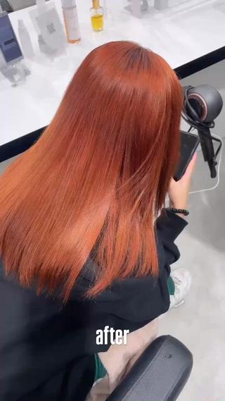 ロング カラー エフェクトブリーチ／ レイヤーカット／翔のヘアスタイル