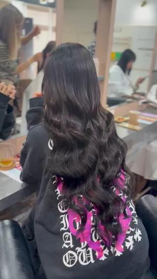 ロング ハイトーン&エクステ /RIE🌻のヘアスタイル