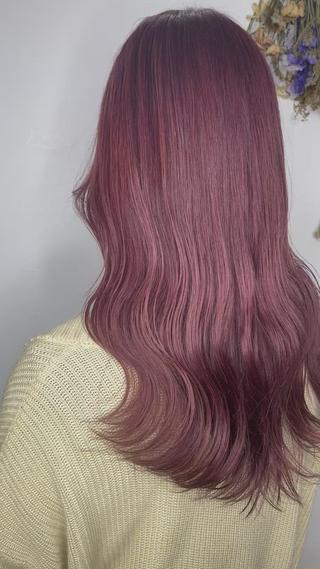 加工なしブリーチ１回髪質改善トリートメントでサラサラ艶々ダブルカラーケアブリーチ 