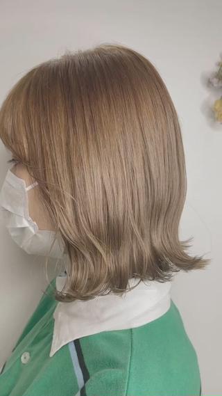 ダブルカラーでイメチェンケアブリーチでダメージ最小限に！ 