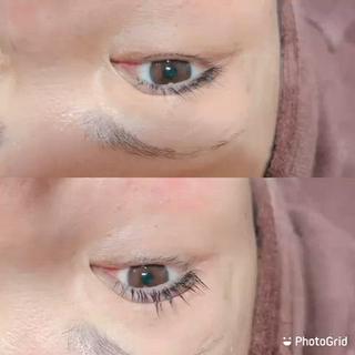 アイリッドアップパーマに追加可能
【インテンスカラートリートメント＆アイラッシュブラックフィルム】
まつ毛を濃く太く長く 