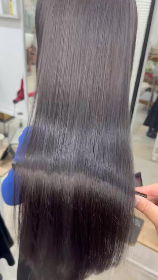 ロング カラー 髪質改善/レイヤー ストウシンゴのヘアスタイル