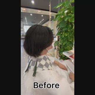 Before after︎
〈センターパートマッシュ〉
大幅スタイルチェンジお任せください！ 