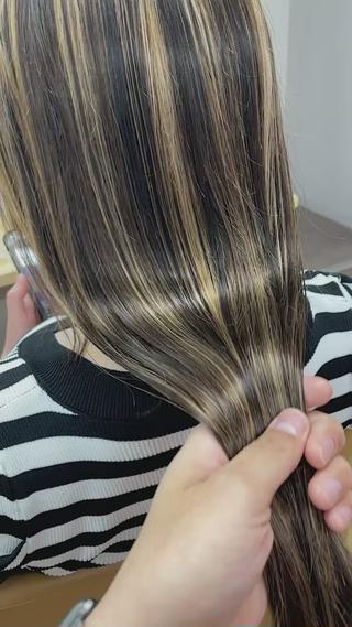 ロング カラー 関 京磨のヘアスタイル