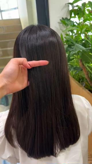 髪質改善ストレート！さら艶に️ 