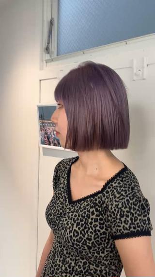 ショート カラー 堀江/心斎橋/西大橋 四ツ橋【Vers】のヘアスタイル