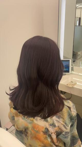 ミディアム カラー COA GINZA/ 相澤謙心のヘアスタイル