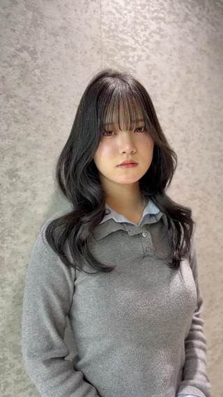 ロング 大宮🤍縮毛矯正 レイヤー🪽なるのヘアスタイル