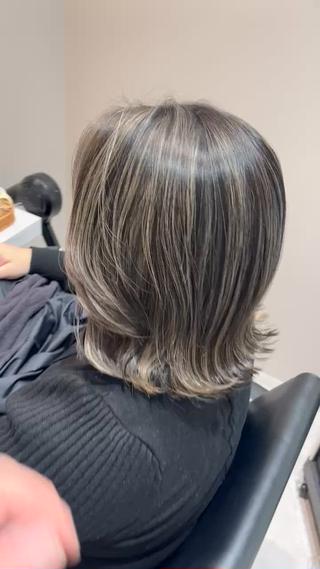 ミディアム emanon横浜所属・褒められヘアー ERI✨のヘアスタイル