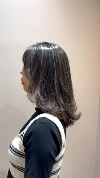 白髪ぼかし
地毛ハイライト
レイヤースタイル 