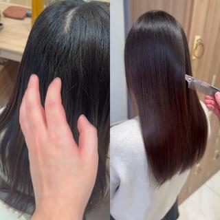 ロング 🥀縮毛矯正🥀 川﨑和希のヘアスタイル