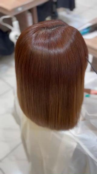 ブリーチ縮毛矯正 