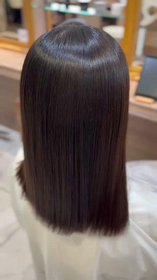 セミロング 🥀縮毛矯正🥀 川﨑和希のヘアスタイル