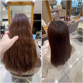 ロング 🥀縮毛矯正🥀 川﨑和希のヘアスタイル