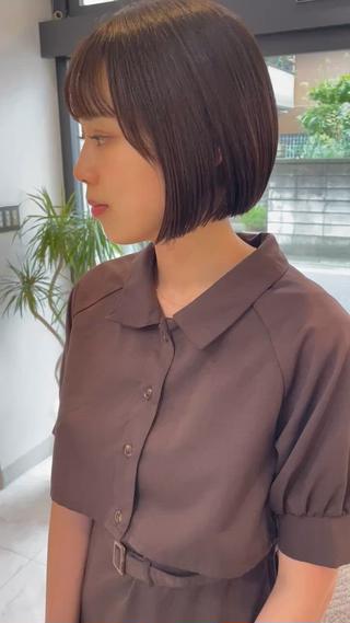 #ボブ
#コンパクトボブ
#切りっぱなしボブ
#草加ボブ
#草加美容室 