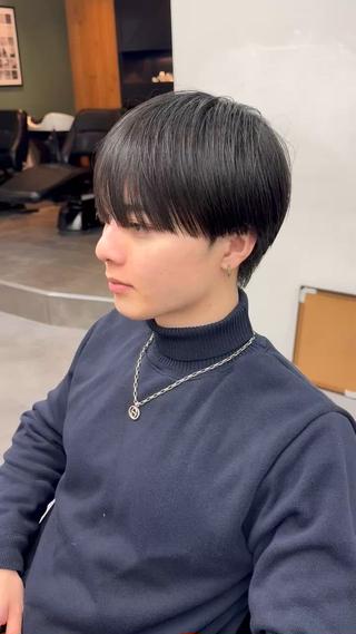 メンズ シャドウパーマ/ 波巻パーマYu-Kiのヘアスタイル
