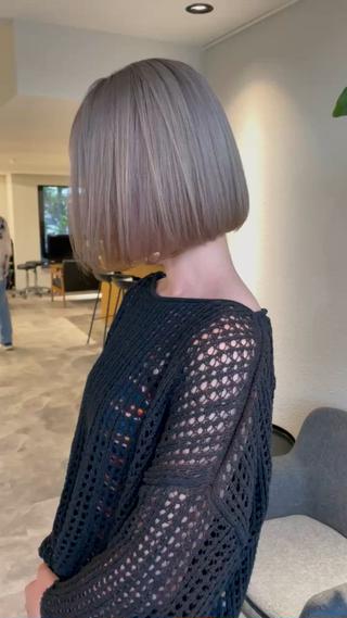 ショート Emitas.宮街道店所属・森崎 士/似合わせカラーのヘアスタイル