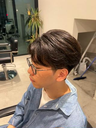 毛流れを作ってジェントルショートに！
セットが簡単なのに360度どこから見てもめちゃくちゃかっこいいです！ 