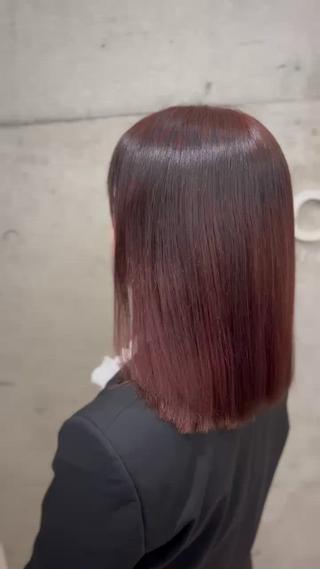 カラー 梅田 ダブルカラー 大畑 蒼空のヘアスタイル