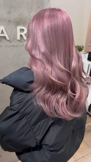 カラー 梅田 ダブルカラー 大畑 蒼空のヘアスタイル