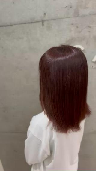 カラー 梅田 ダブルカラー 大畑 蒼空のヘアスタイル