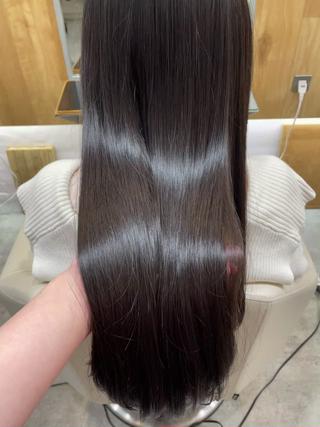 ツヤツヤナチュラル縮毛矯正 