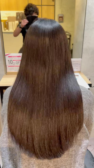 ロング カラー パーマ 髪質改善 jewel box~私のトリートメント~東梅田店所属・💎髪質改善専門 jewel boxのヘアスタイル