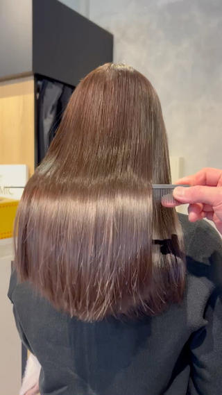 ロング カラー パーマ 髪質改善 jewel box~私のトリートメント~東梅田店所属・💎髪質改善専門 jewel boxのヘアスタイル