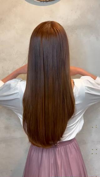 ロング カラー パーマ 髪質改善 jewel box~私のトリートメント~東梅田店所属・💎髪質改善専門 jewel boxのヘアスタイル