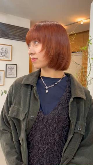 カラー VISION   aoyama所属・かがやしづ ⭐️ハイトーンのヘアスタイル