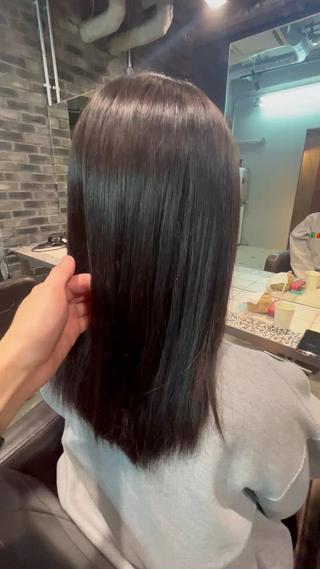 髪質改善　でうる艶な髪に！
コテ等で巻くこともできるのでスタイリングがかなり楽になるのでオススメです！ 