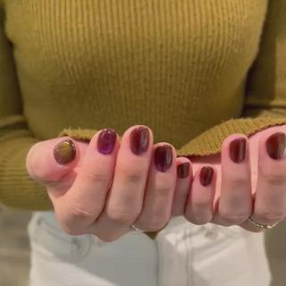brown×pink mag

ベースカラー追加＋¥550

Instagram(nail) @3_5k.w 