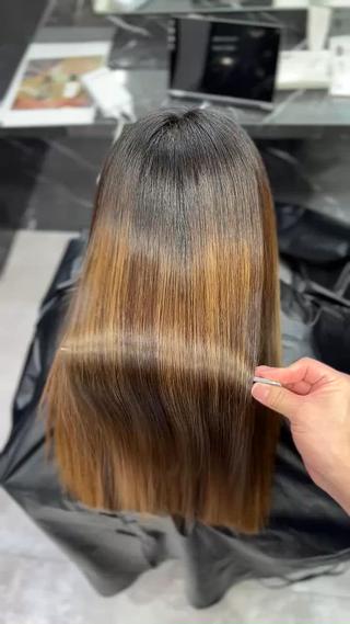 ロング 大西 魁知のヘアスタイル