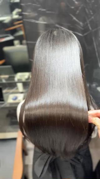 ロング 大西 魁知のヘアスタイル