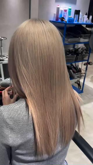 セミロング カラー 髪質改善大阪/ 酸性縮毛矯正/ゆうとのヘアスタイル